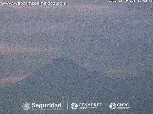 Volcán de  Colima Volcano from Palmillas Live Cam - Villa de Alvarez, Colima, Mexico