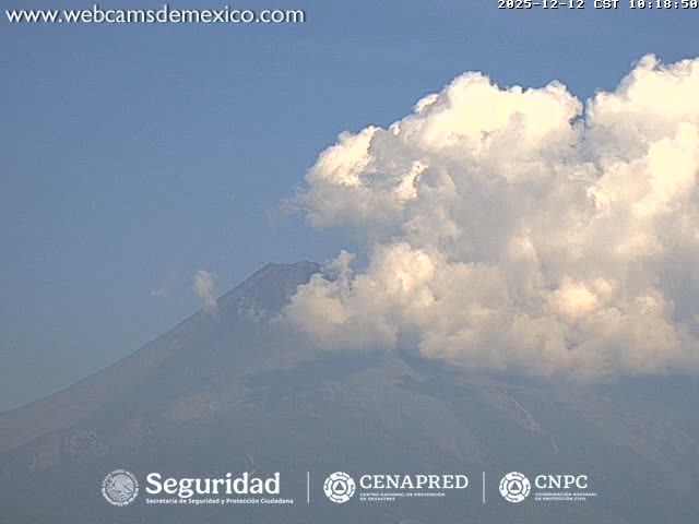 Volcán de  Colima Volcano from Palmillas Live Cam - Villa de Alvarez, Colima, Mexico
