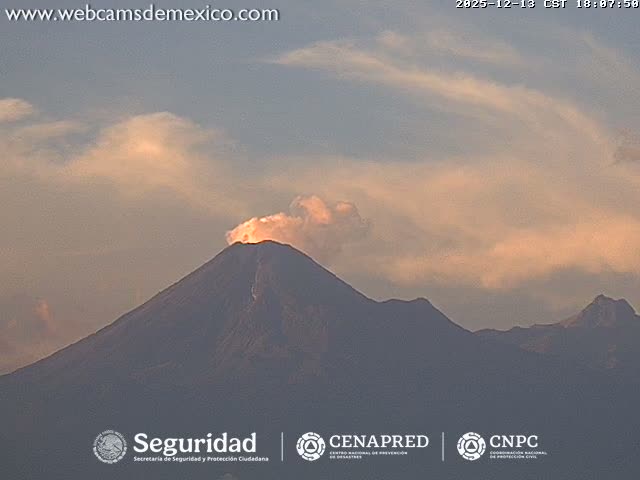 Volcán de  Colima Volcano from Palmillas Live Cam - Villa de Alvarez, Colima, Mexico