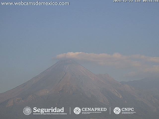 Volcán de  Colima Volcano from Palmillas Live Cam - Villa de Alvarez, Colima, Mexico