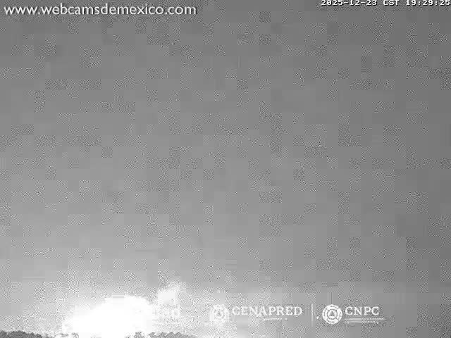 Volcán de  Colima Volcano from Palmillas Live Cam - Villa de Alvarez, Colima, Mexico