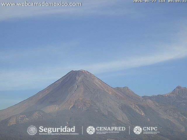 Volcán de  Colima Volcano from Palmillas Live Cam - Villa de Alvarez, Colima, Mexico