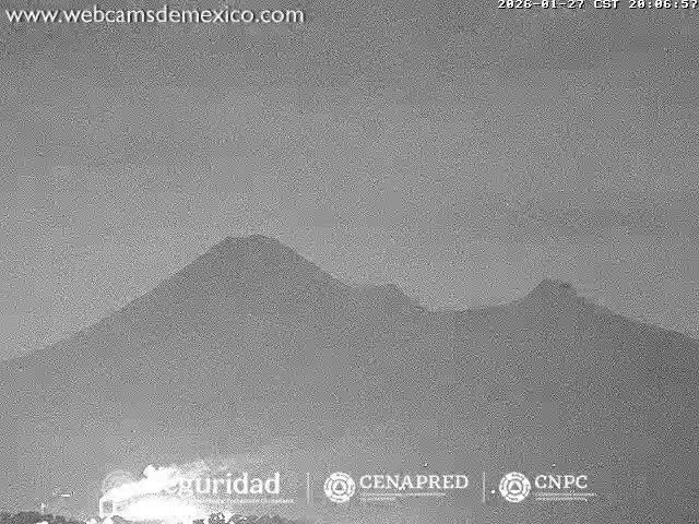 Volcán de  Colima Volcano from Palmillas Live Cam - Villa de Alvarez, Colima, Mexico