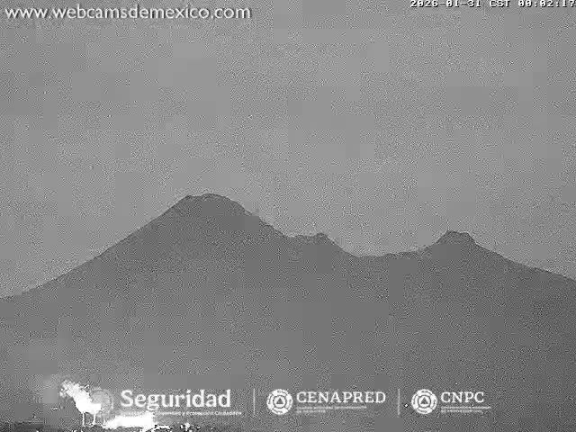 Volcán de  Colima Volcano from Palmillas Live Cam - Villa de Alvarez, Colima, Mexico