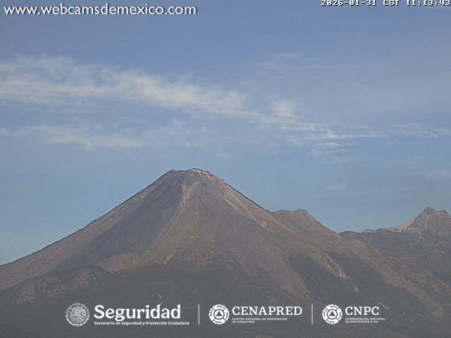 Volcán de  Colima Volcano from Palmillas Live Cam - Villa de Alvarez, Colima, Mexico
