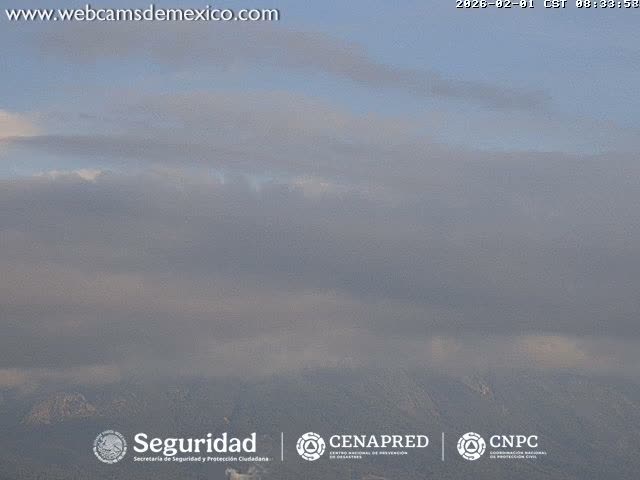 Volcán de  Colima Volcano from Palmillas Live Cam - Villa de Alvarez, Colima, Mexico