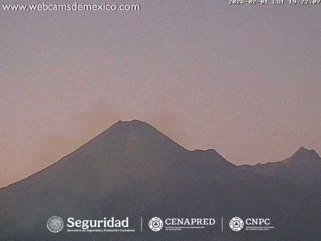 Volcán de  Colima Volcano from Palmillas Live Cam - Villa de Alvarez, Colima, Mexico