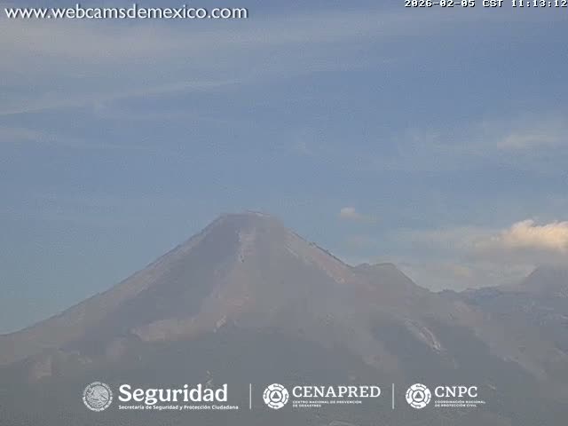 Volcán de  Colima Volcano from Palmillas Live Cam - Villa de Alvarez, Colima, Mexico