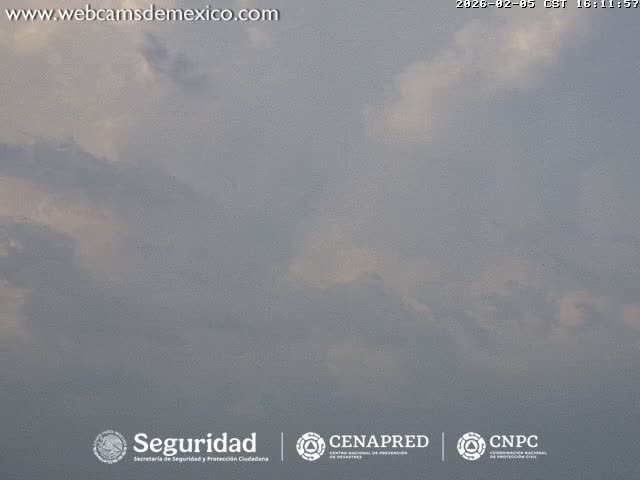 Volcán de  Colima Volcano from Palmillas Live Cam - Villa de Alvarez, Colima, Mexico