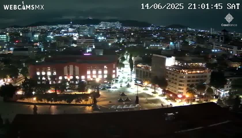 Mexico City, Monumento A la Revolución (Monument to the Revolution) & Plaza de la República Square Live Cam - Cuauhtemoc, Ciudad de Mexico, Mexico 
