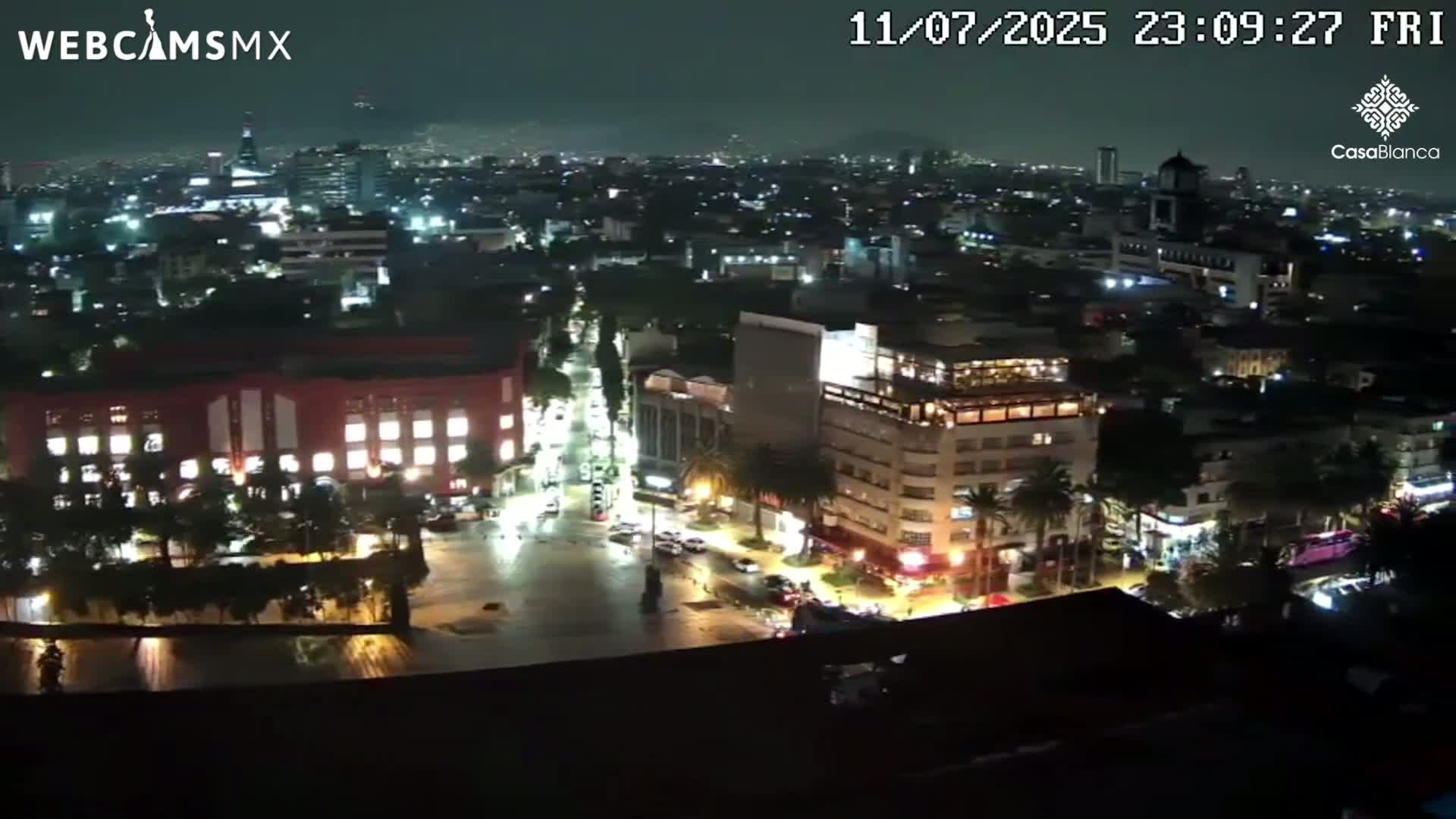 Mexico City, Monumento A la Revolución (Monument to the Revolution) & Plaza de la República Square Live Cam - Cuauhtemoc, Ciudad de Mexico, Mexico 