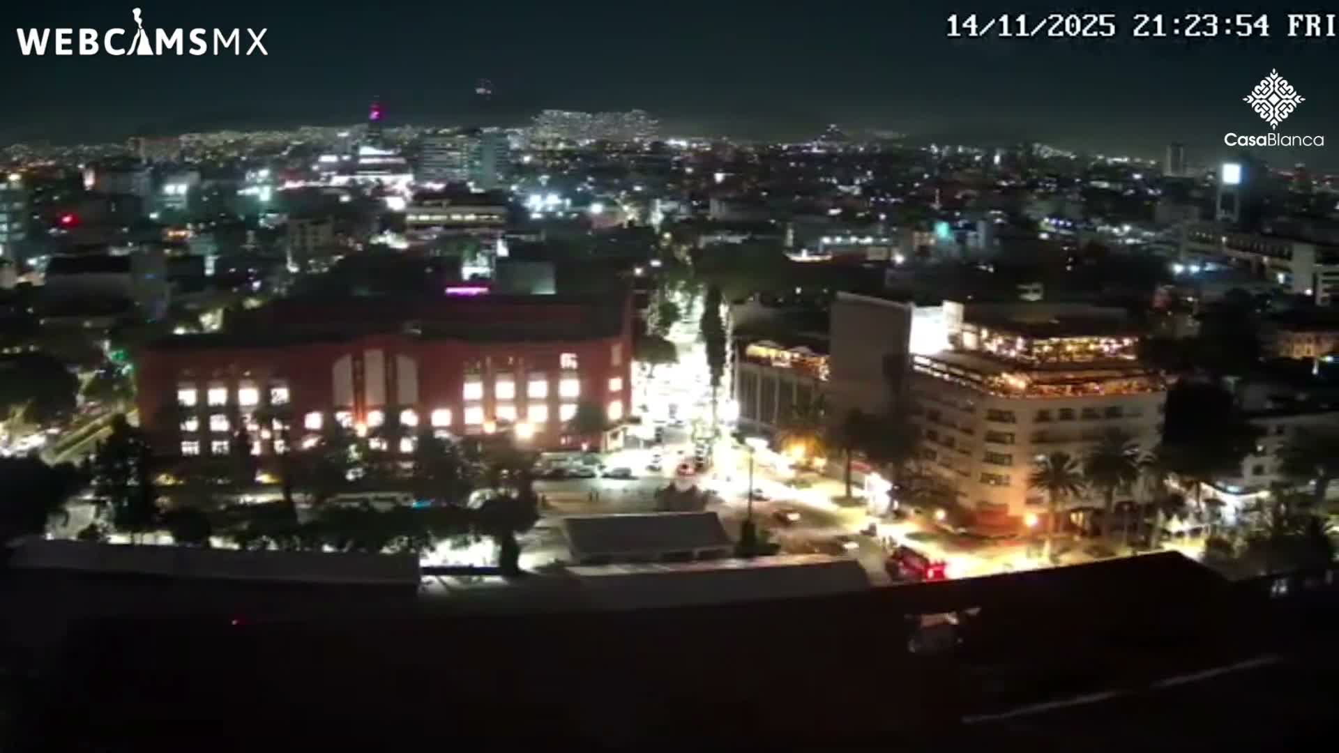 Mexico City, Monumento A la Revolución (Monument to the Revolution) & Plaza de la República Square Live Cam - Cuauhtemoc, Ciudad de Mexico, Mexico 