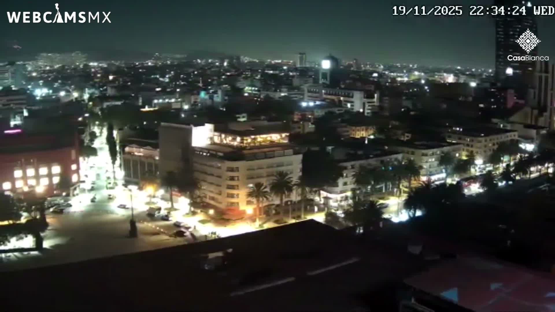 Mexico City, Monumento A la Revolución (Monument to the Revolution) & Plaza de la República Square Live Cam - Cuauhtemoc, Ciudad de Mexico, Mexico 
