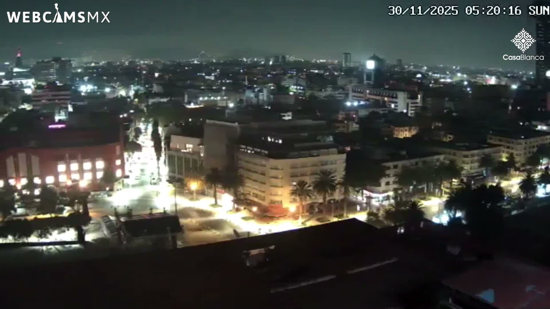 Mexico City, Monumento A la Revolución (Monument to the Revolution) & Plaza de la República Square Live Cam - Cuauhtemoc, Ciudad de Mexico, Mexico 