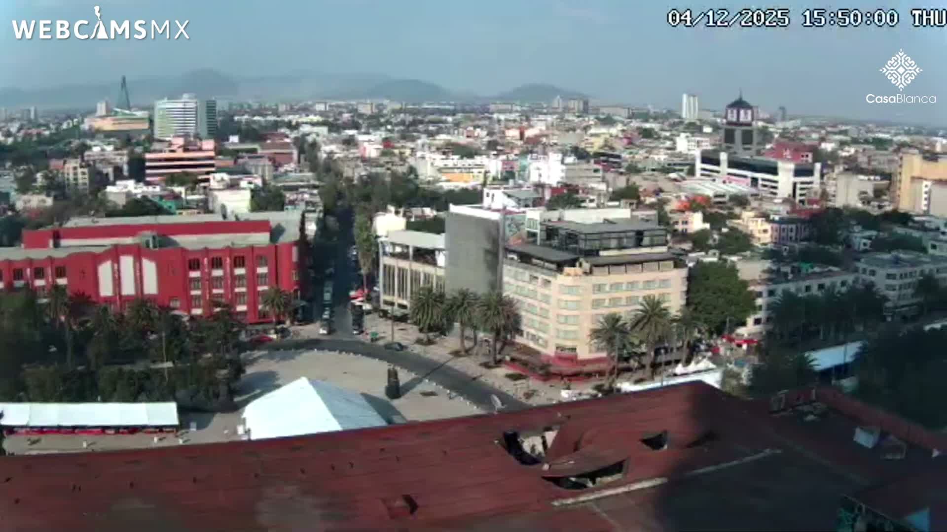 Mexico City, Monumento A la Revolución (Monument to the Revolution) & Plaza de la República Square Live Cam - Cuauhtemoc, Ciudad de Mexico, Mexico 