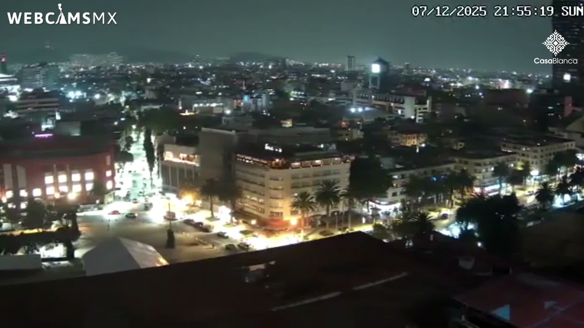 Mexico City, Monumento A la Revolución (Monument to the Revolution) & Plaza de la República Square Live Cam - Cuauhtemoc, Ciudad de Mexico, Mexico 