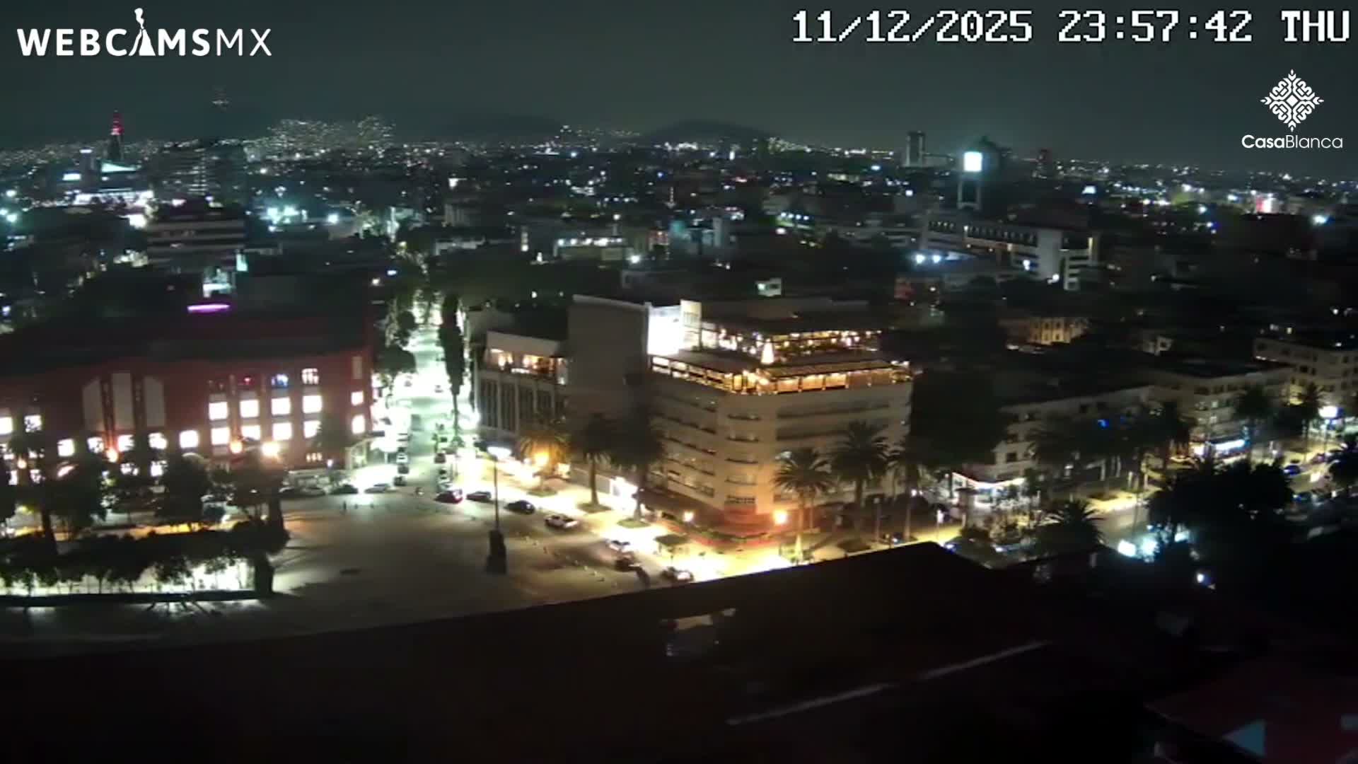 Mexico City, Monumento A la Revolución (Monument to the Revolution) & Plaza de la República Square Live Cam - Cuauhtemoc, Ciudad de Mexico, Mexico 