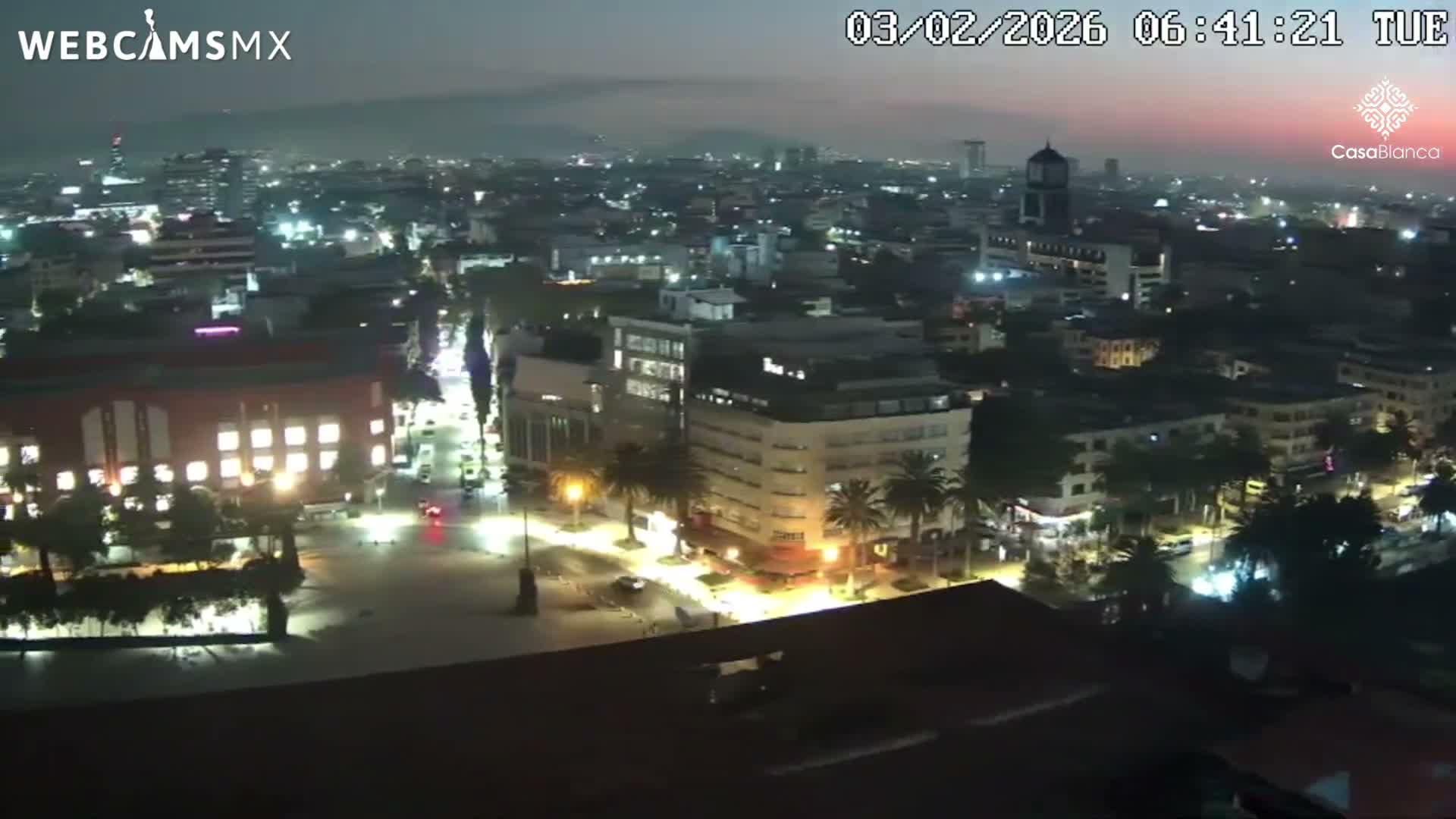 Mexico City, Monumento A la Revolución (Monument to the Revolution) & Plaza de la República Square Live Cam - Cuauhtemoc, Ciudad de Mexico, Mexico 
