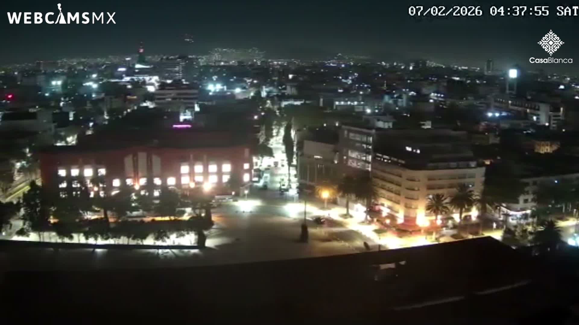 Mexico City, Monumento A la Revolución (Monument to the Revolution) & Plaza de la República Square Live Cam - Cuauhtemoc, Ciudad de Mexico, Mexico 