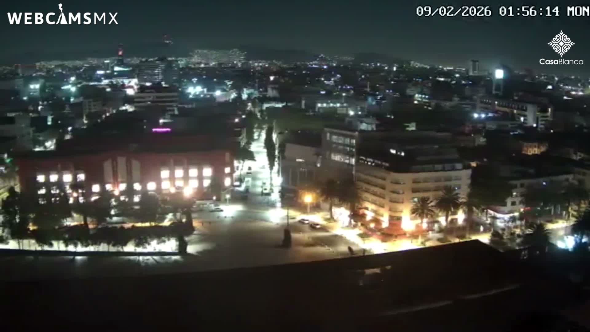 Mexico City, Monumento A la Revolución (Monument to the Revolution) & Plaza de la República Square Live Cam - Cuauhtemoc, Ciudad de Mexico, Mexico 