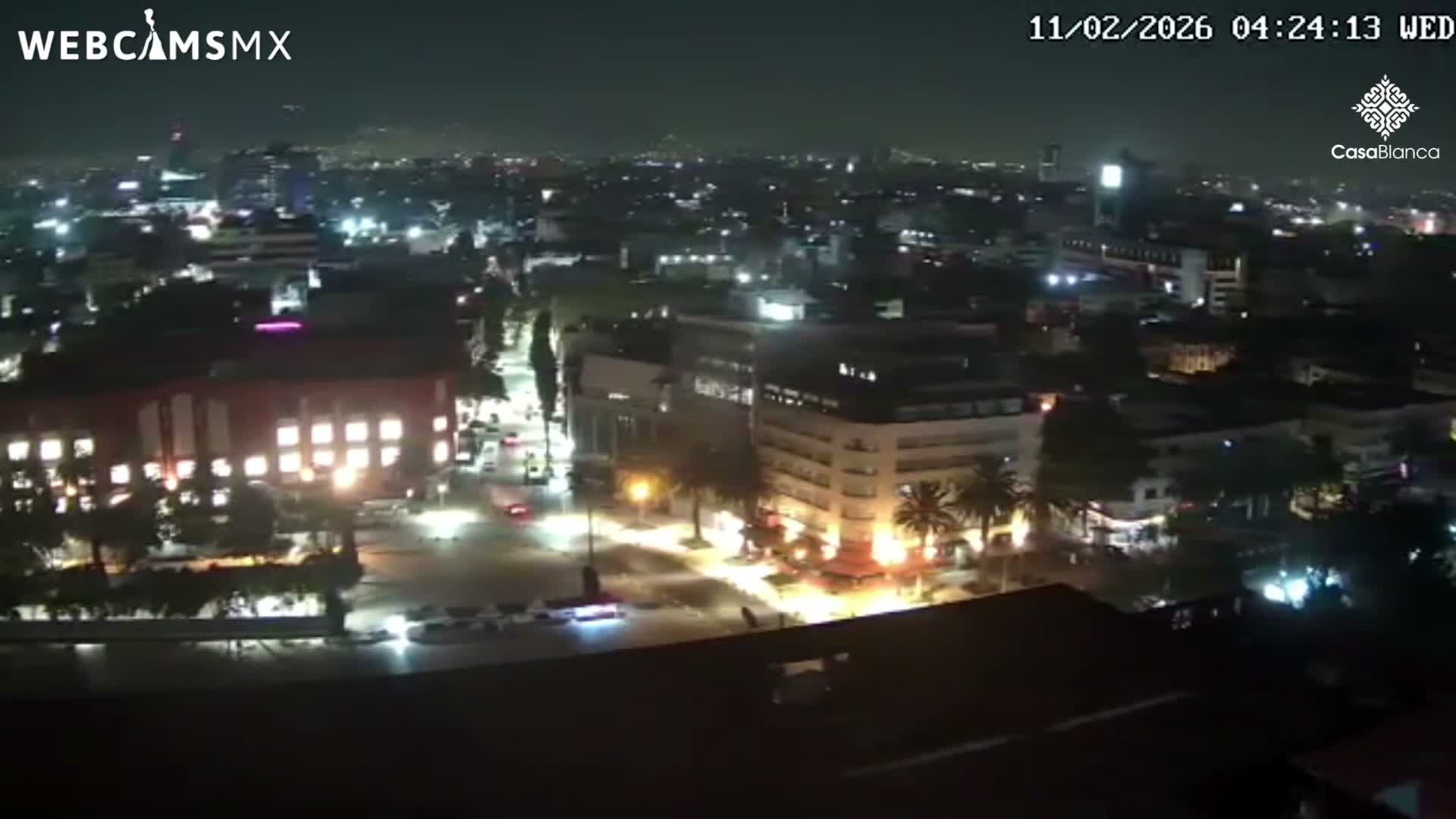 Mexico City, Monumento A la Revolución (Monument to the Revolution) & Plaza de la República Square Live Cam - Cuauhtemoc, Ciudad de Mexico, Mexico 