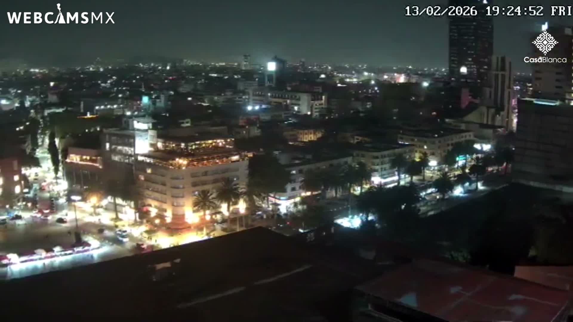 Mexico City, Monumento A la Revolución (Monument to the Revolution) & Plaza de la República Square Live Cam - Cuauhtemoc, Ciudad de Mexico, Mexico 