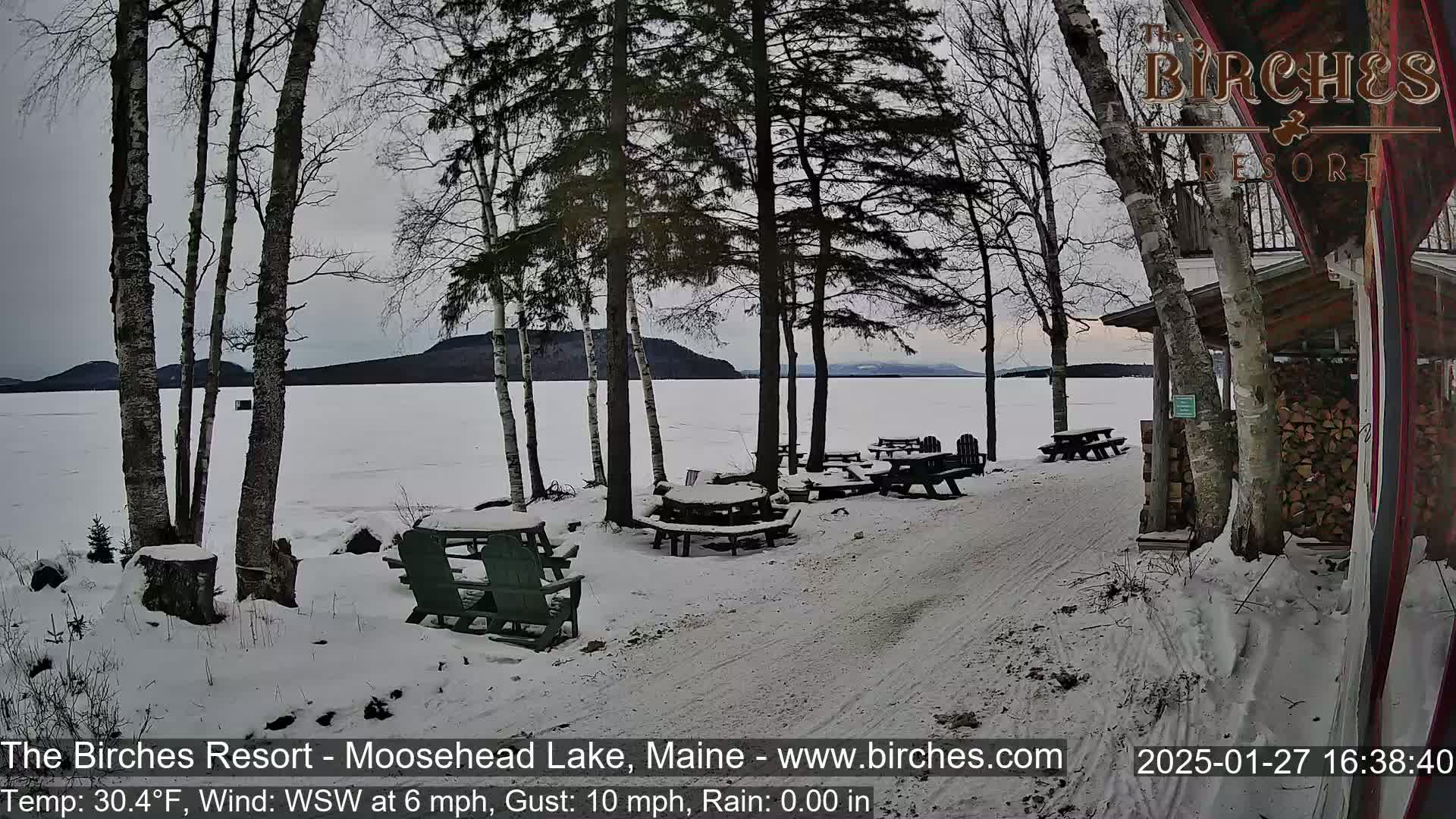 The Birches Resort Outdoo Moosehead Lake, Live Cam - Rockwood, Maine, USA