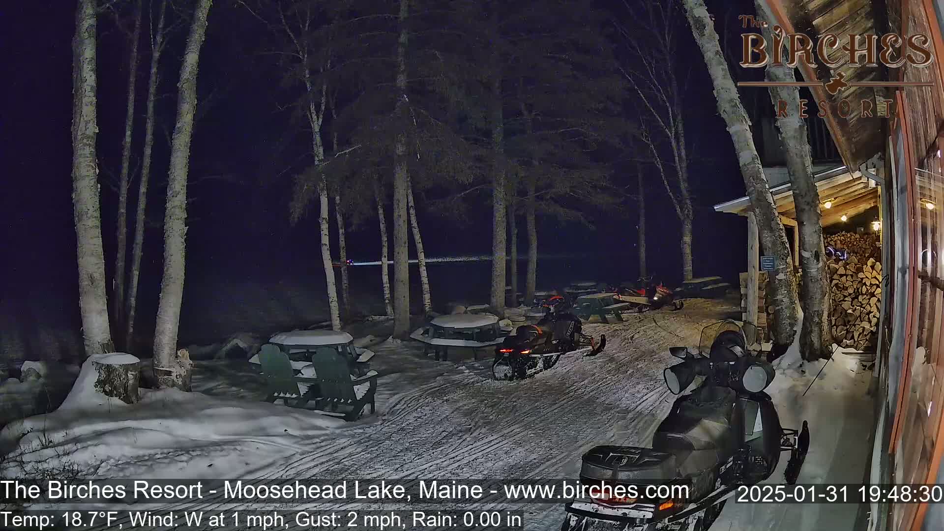 The Birches Resort Outdoo Moosehead Lake, Live Cam - Rockwood, Maine, USA