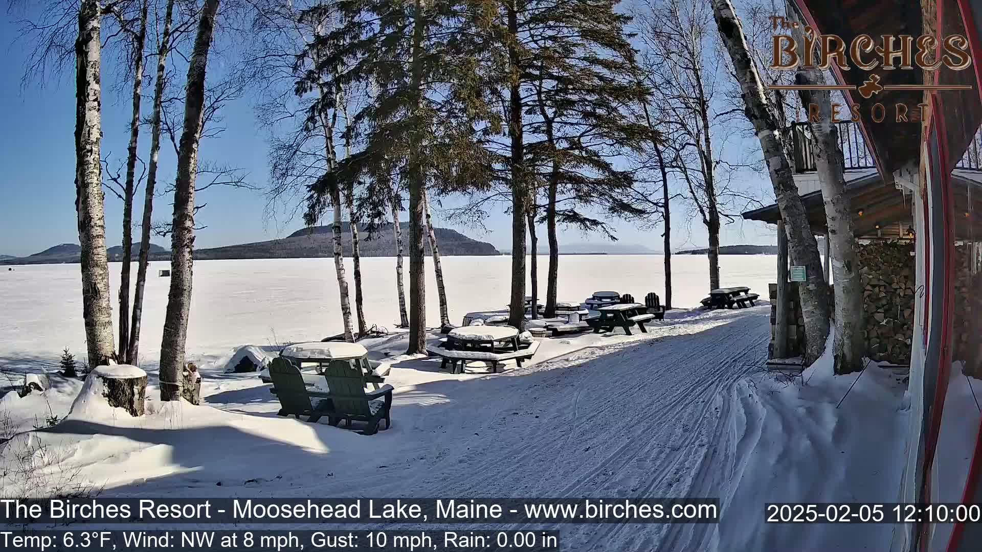 The Birches Resort Outdoo Moosehead Lake, Live Cam - Rockwood, Maine, USA