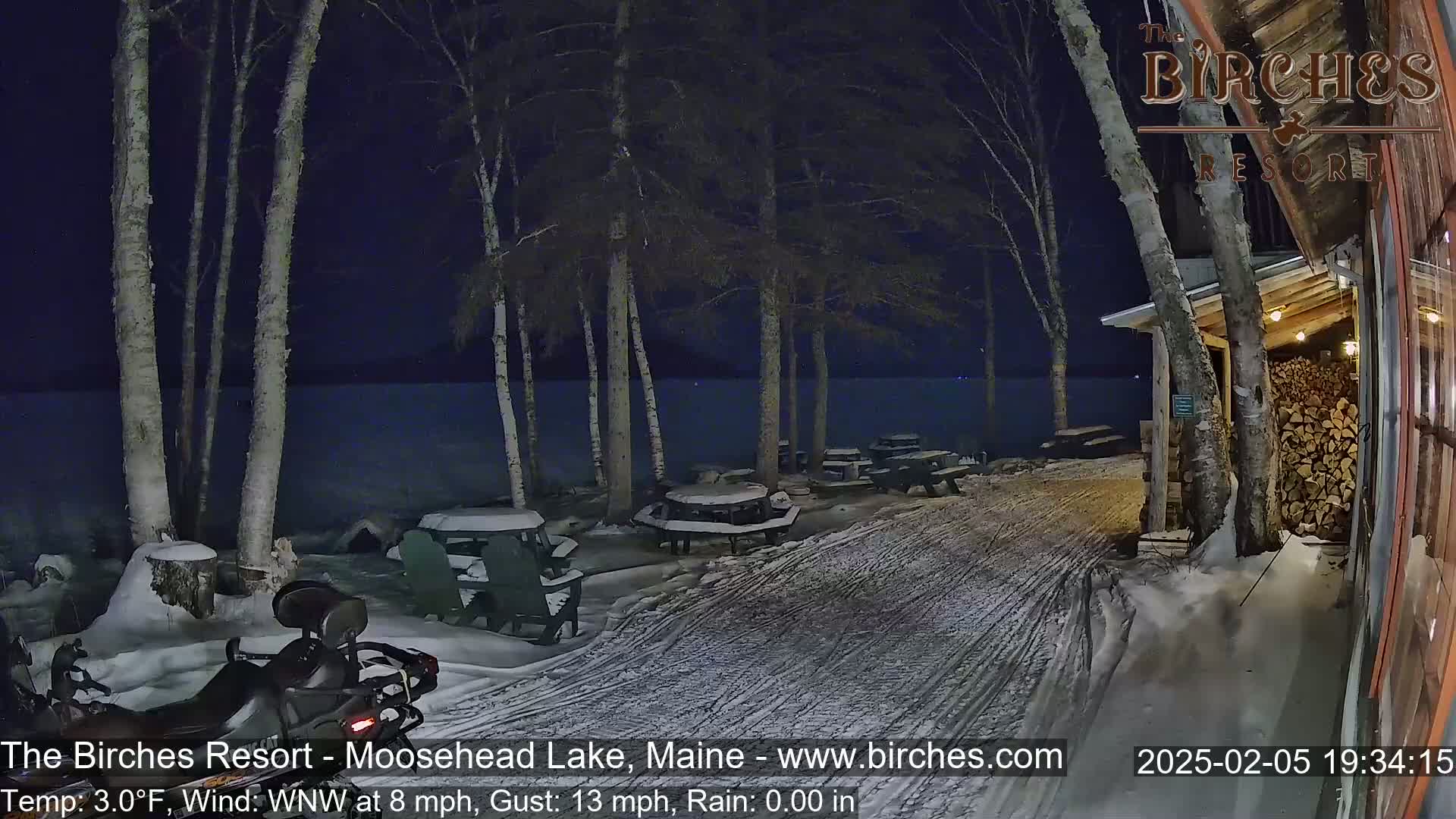 The Birches Resort Outdoo Moosehead Lake, Live Cam - Rockwood, Maine, USA