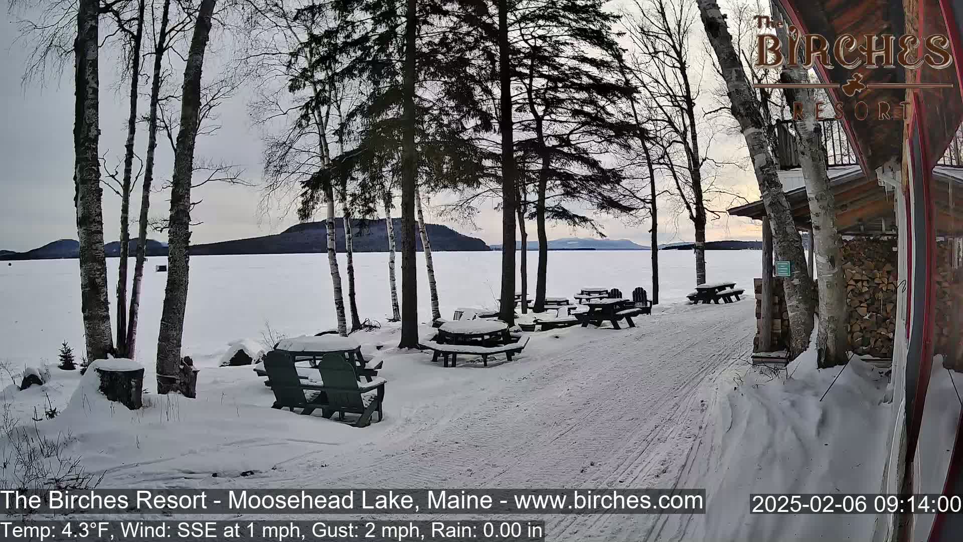 The Birches Resort Outdoo Moosehead Lake, Live Cam - Rockwood, Maine, USA