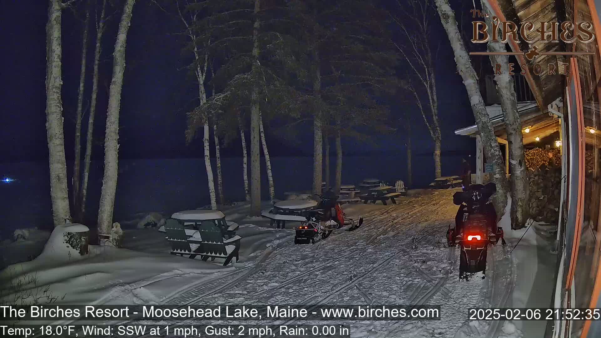 The Birches Resort Outdoo Moosehead Lake, Live Cam - Rockwood, Maine, USA