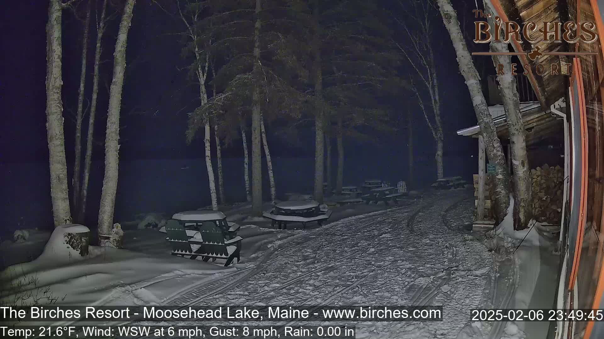 The Birches Resort Outdoo Moosehead Lake, Live Cam - Rockwood, Maine, USA