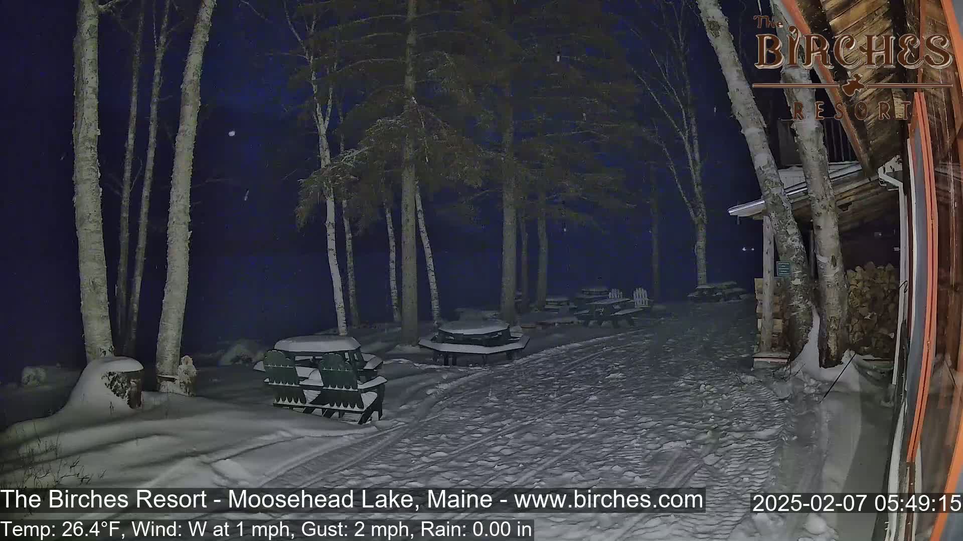 The Birches Resort Outdoo Moosehead Lake, Live Cam - Rockwood, Maine, USA