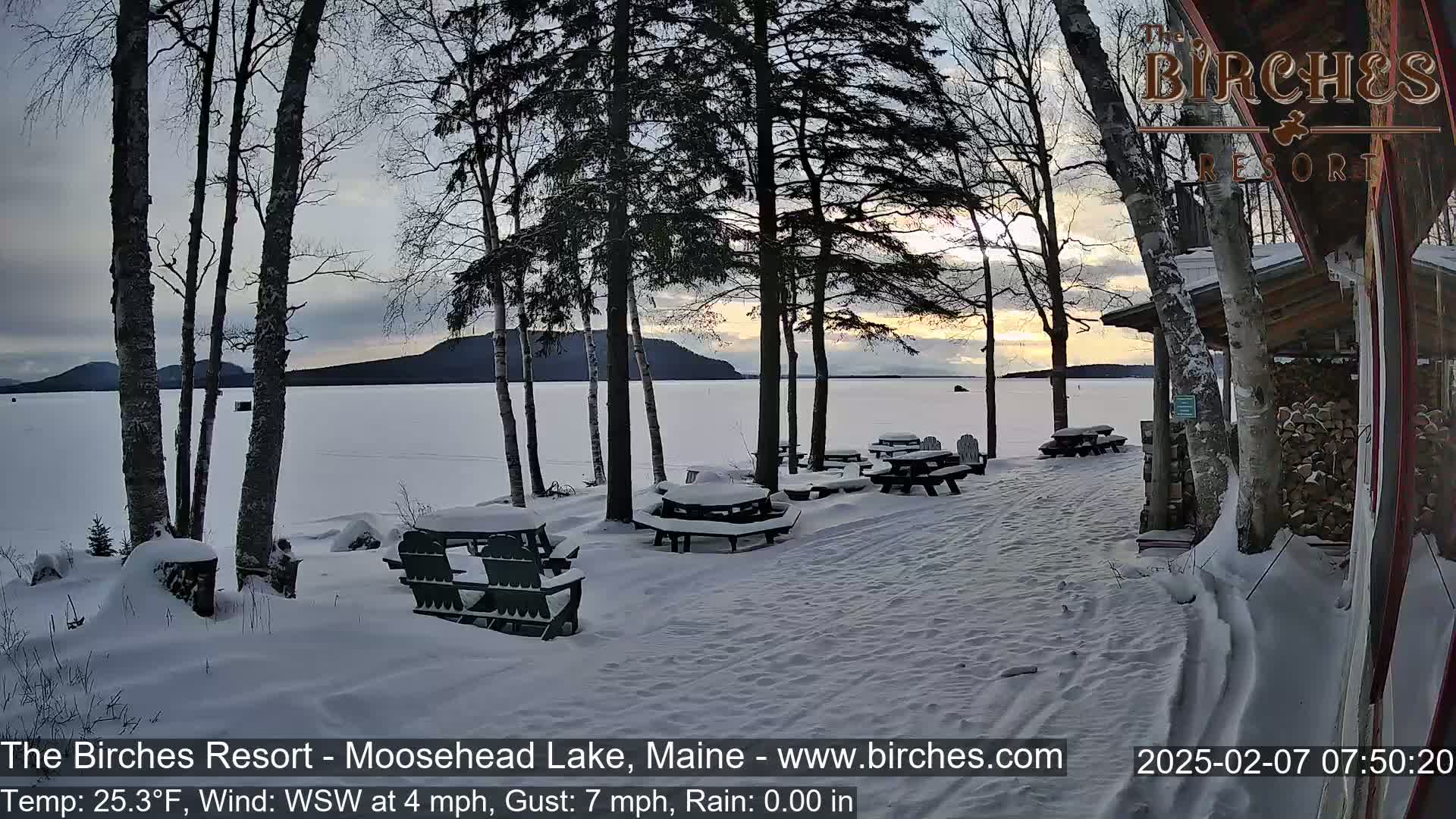 The Birches Resort Outdoo Moosehead Lake, Live Cam - Rockwood, Maine, USA