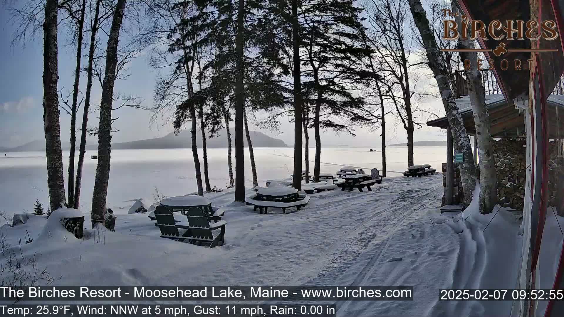 The Birches Resort Outdoo Moosehead Lake, Live Cam - Rockwood, Maine, USA