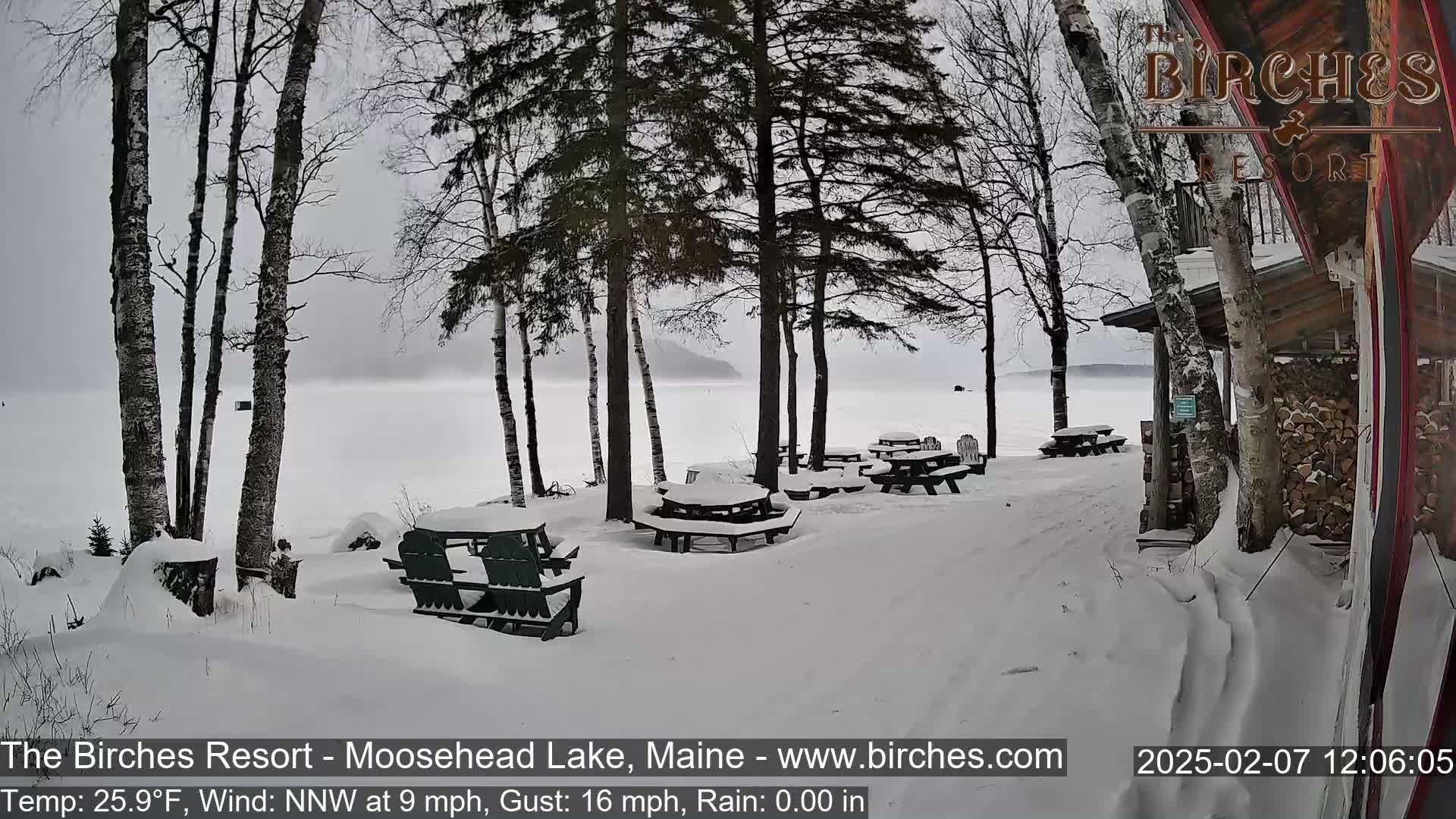 The Birches Resort Outdoo Moosehead Lake, Live Cam - Rockwood, Maine, USA
