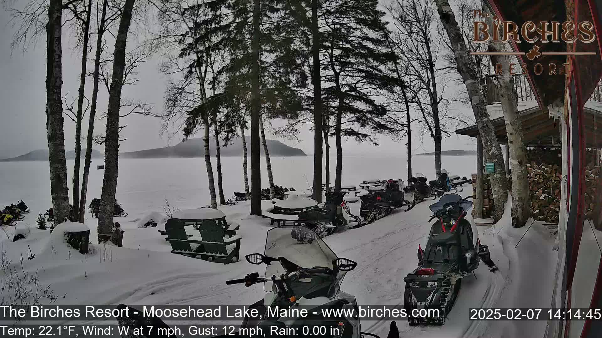 The Birches Resort Outdoo Moosehead Lake, Live Cam - Rockwood, Maine, USA