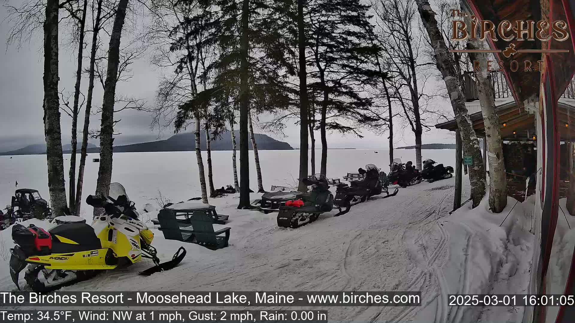 The Birches Resort Outdoo Moosehead Lake, Live Cam - Rockwood, Maine, USA