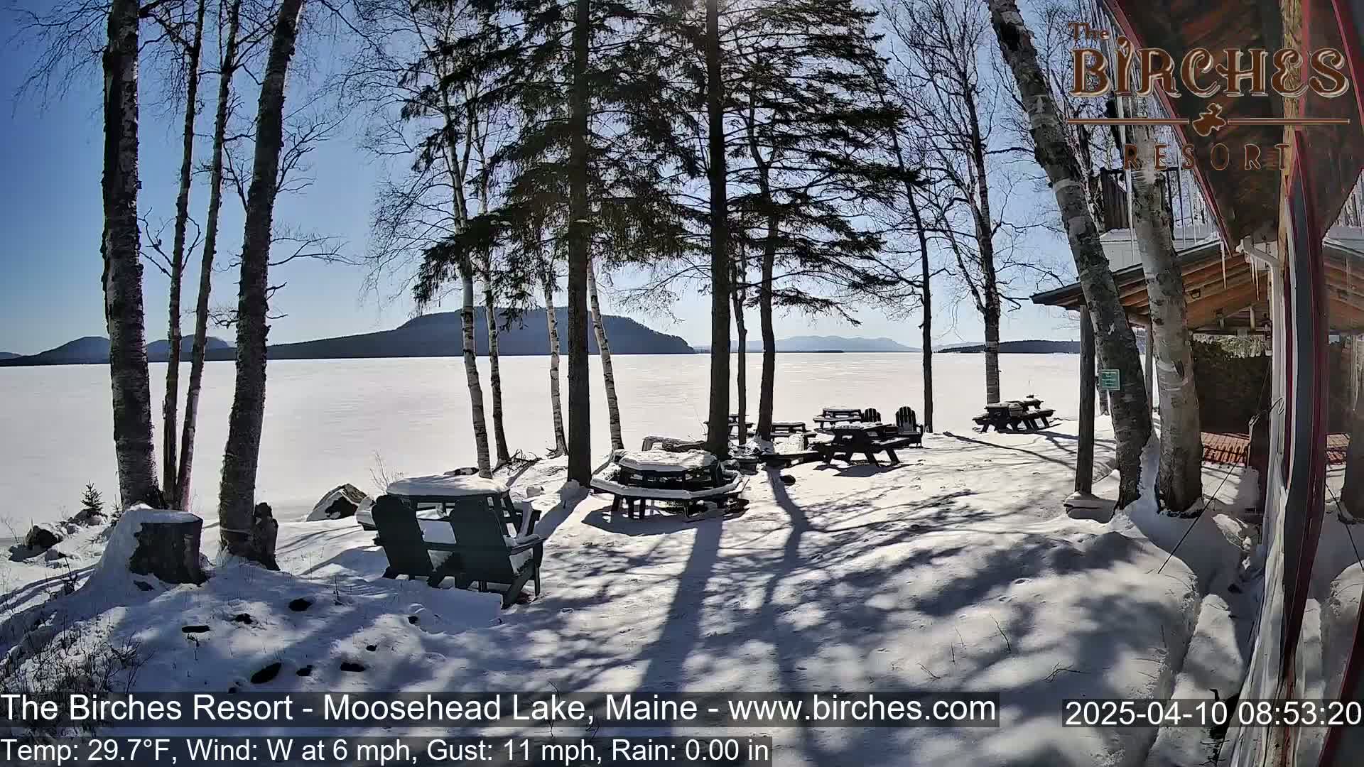 The Birches Resort Outdoo Moosehead Lake, Live Cam - Rockwood, Maine, USA
