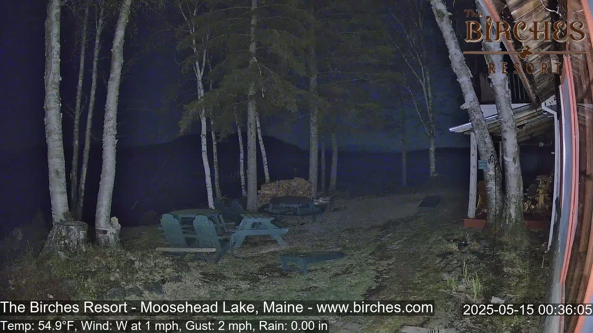 The Birches Resort Outdoo Moosehead Lake, Live Cam - Rockwood, Maine, USA