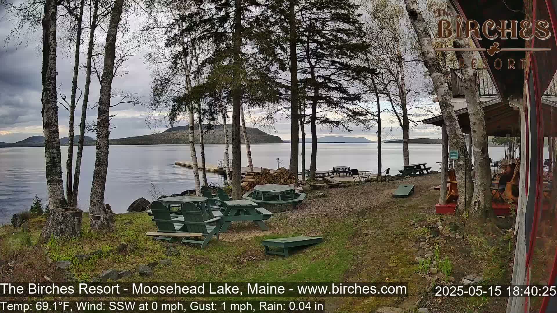 The Birches Resort Outdoo Moosehead Lake, Live Cam - Rockwood, Maine, USA