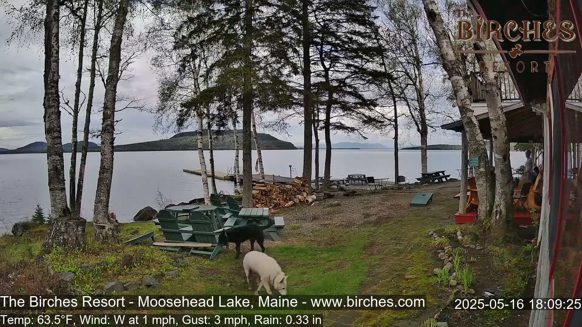 The Birches Resort Outdoo Moosehead Lake, Live Cam - Rockwood, Maine, USA