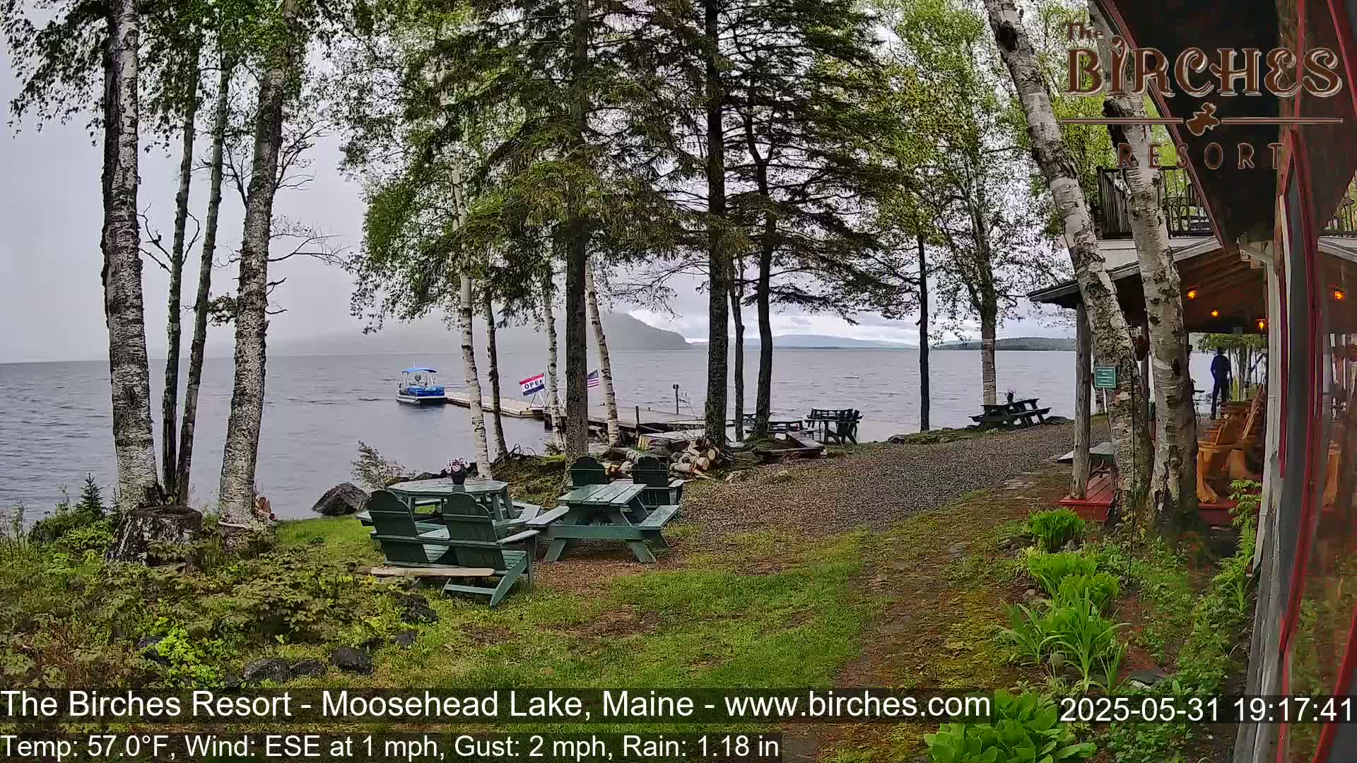 The Birches Resort Outdoo Moosehead Lake, Live Cam - Rockwood, Maine, USA