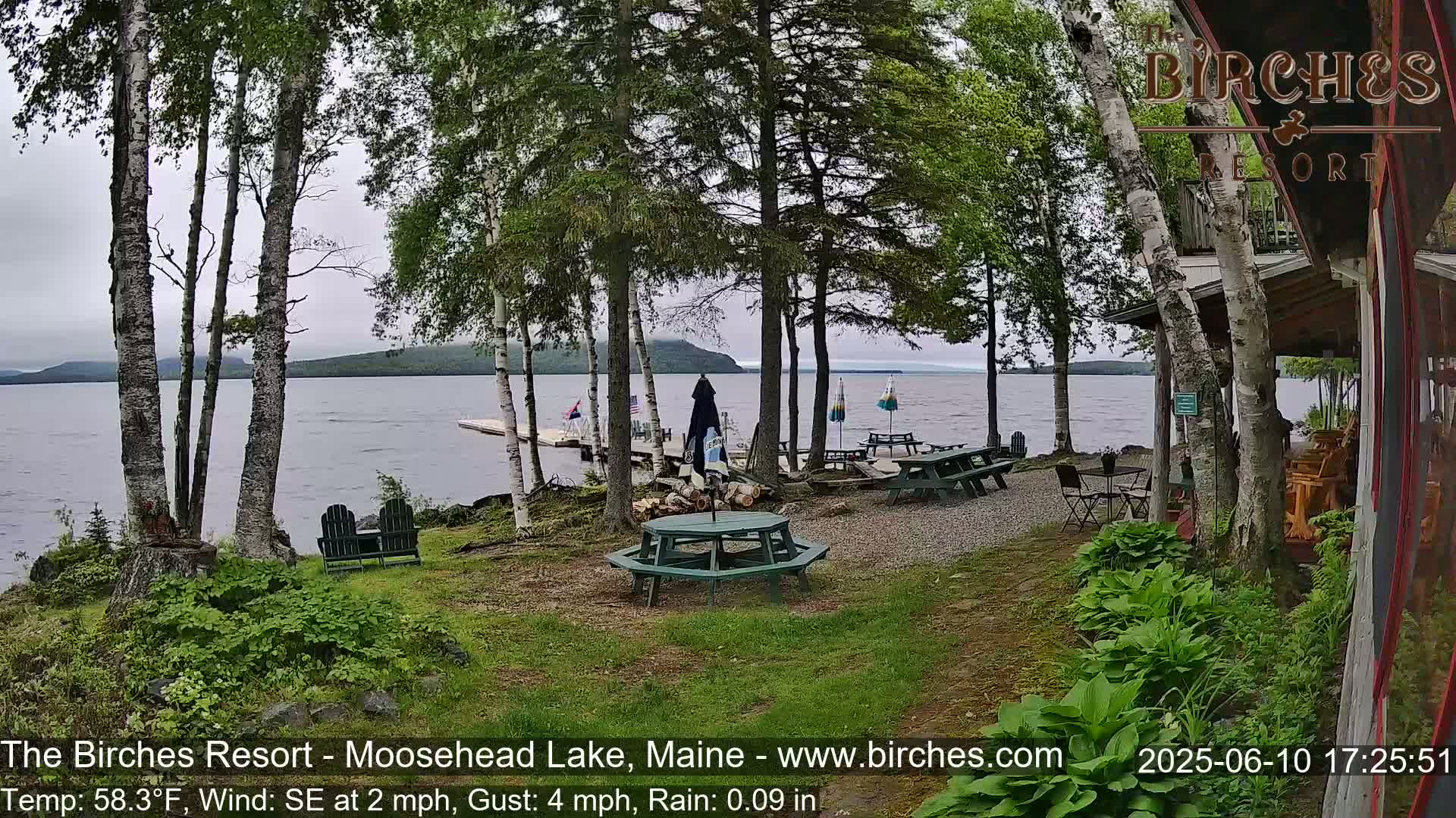 The Birches Resort Outdoo Moosehead Lake, Live Cam - Rockwood, Maine, USA