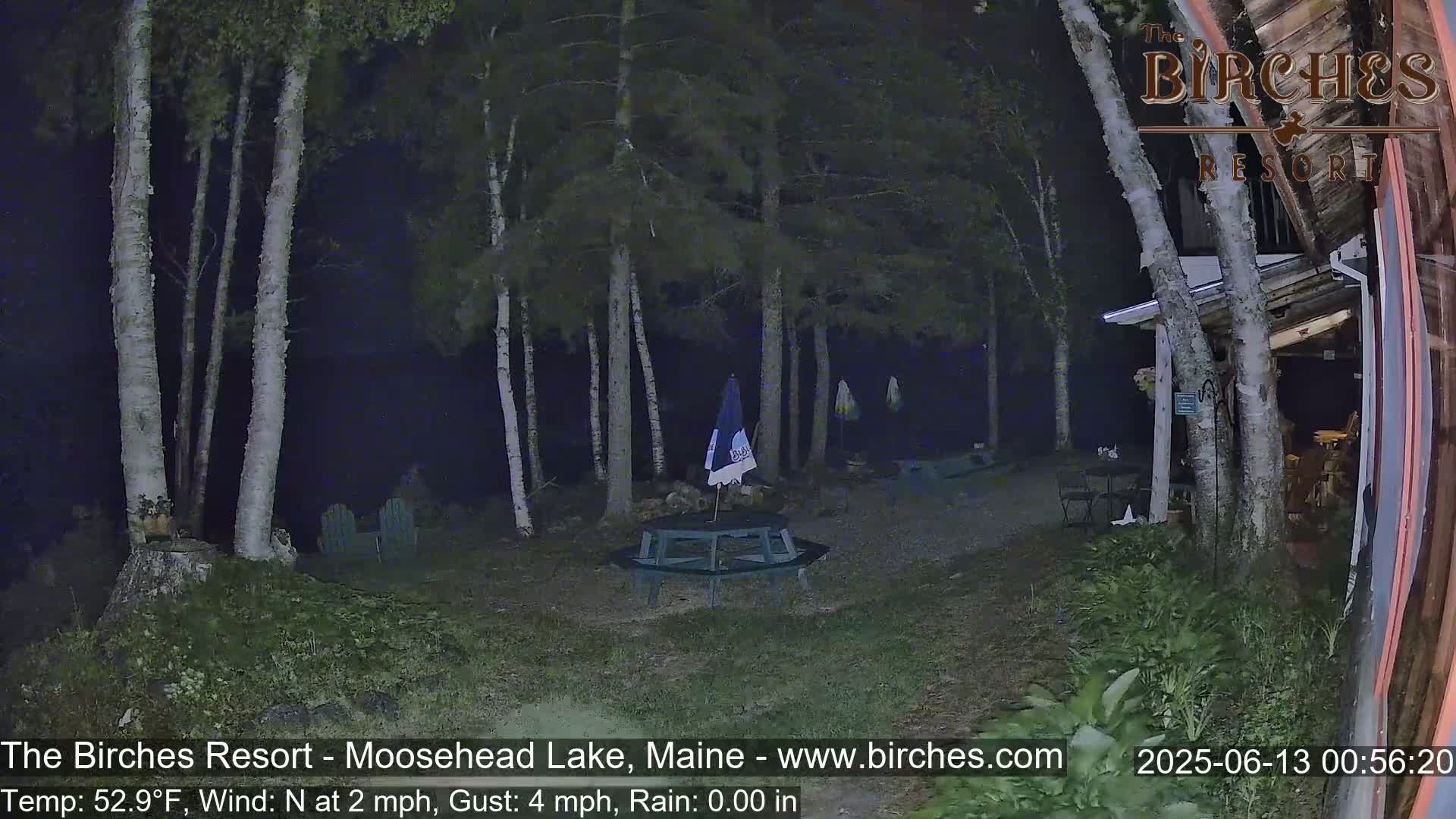 The Birches Resort Outdoo Moosehead Lake, Live Cam - Rockwood, Maine, USA
