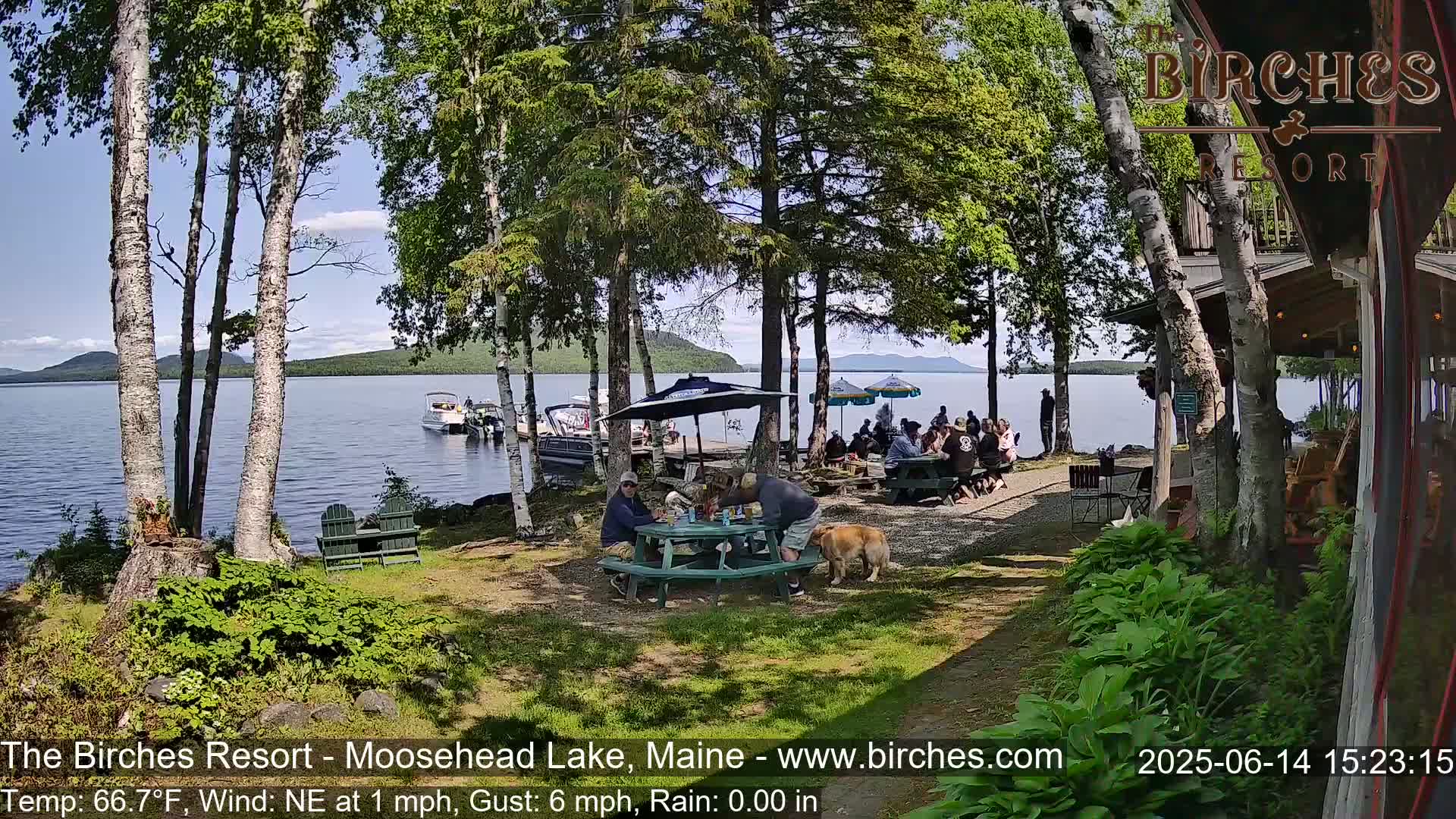 The Birches Resort Outdoo Moosehead Lake, Live Cam - Rockwood, Maine, USA