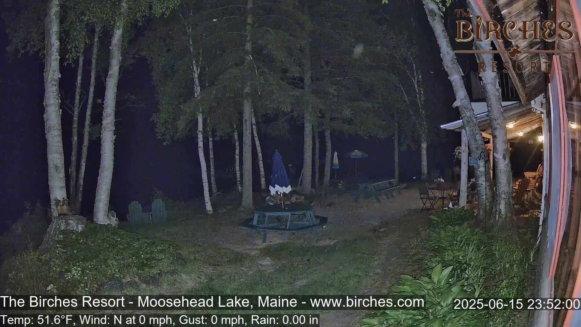 The Birches Resort Outdoo Moosehead Lake, Live Cam - Rockwood, Maine, USA