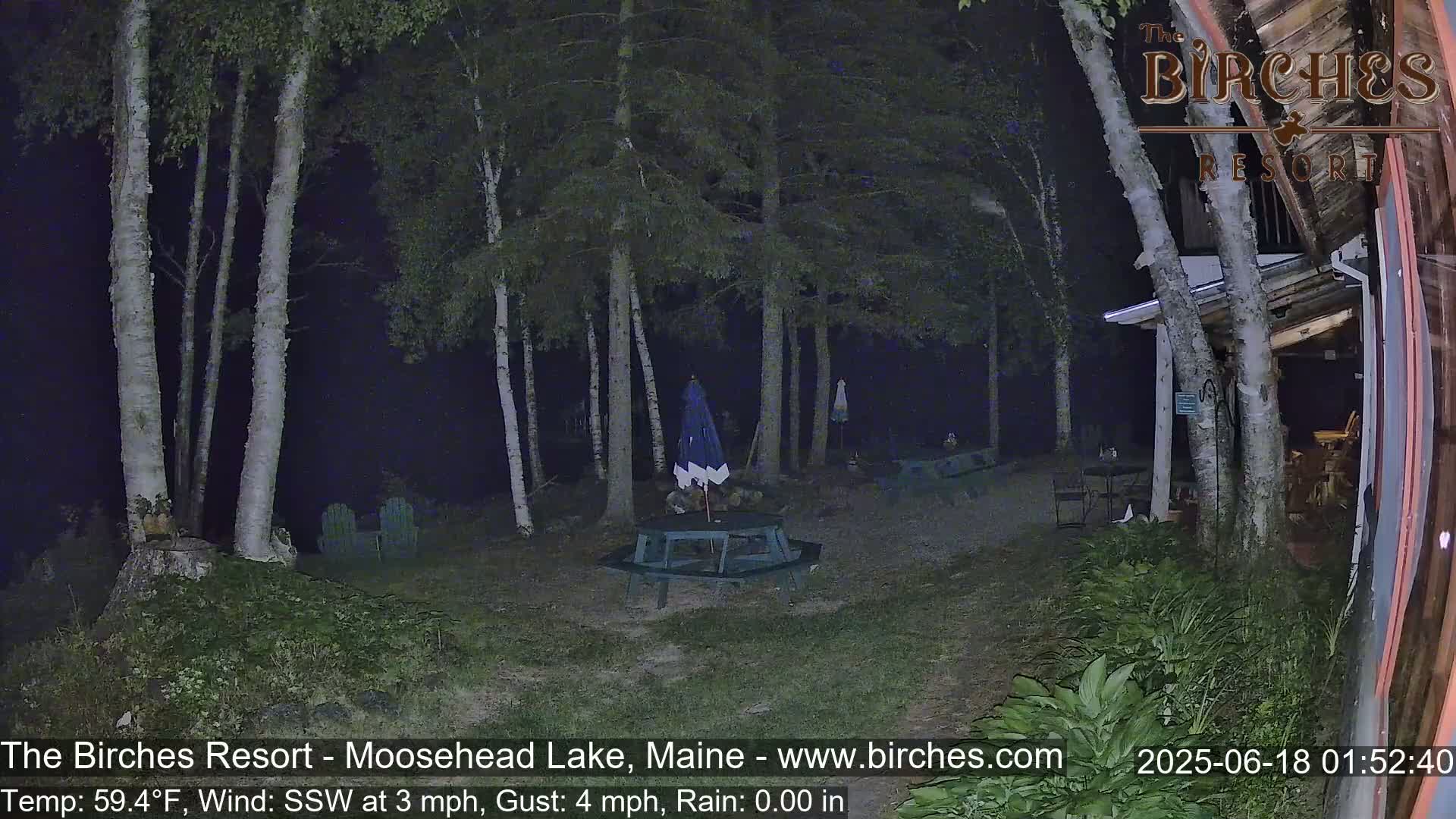 The Birches Resort Outdoo Moosehead Lake, Live Cam - Rockwood, Maine, USA