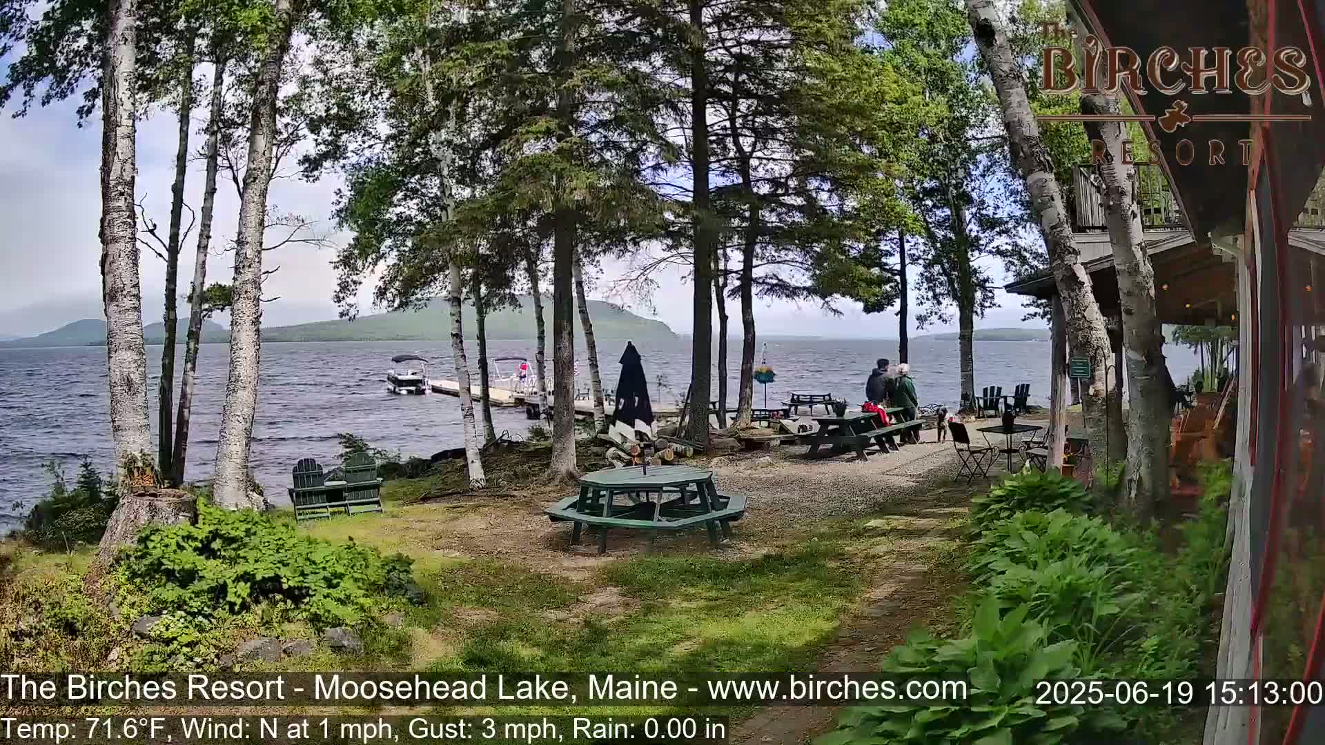 The Birches Resort Outdoo Moosehead Lake, Live Cam - Rockwood, Maine, USA